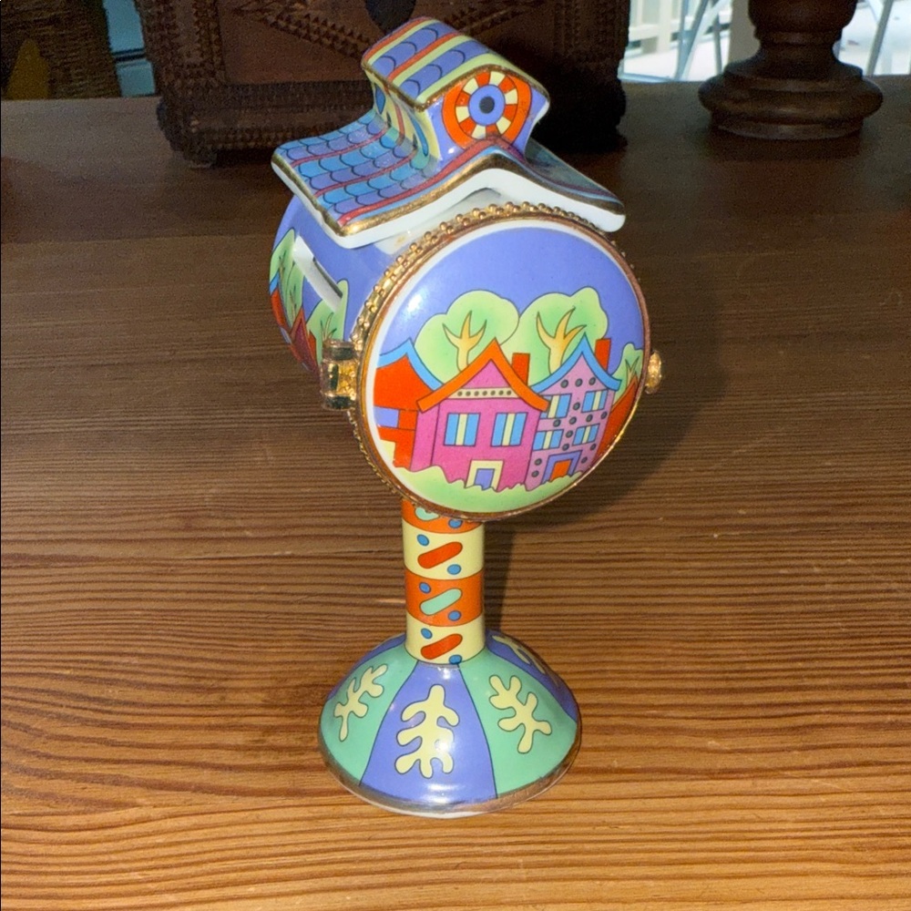 Decorative Postage Stamp Dispenser Resembles Miniature Mailbox - Empress Arts